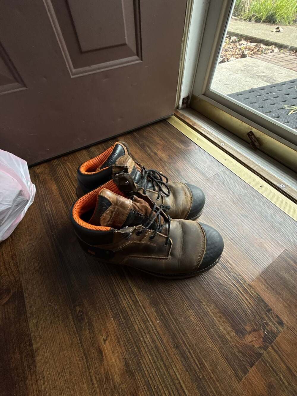 Timberland Pro Boondock Work Boots Brown Leather